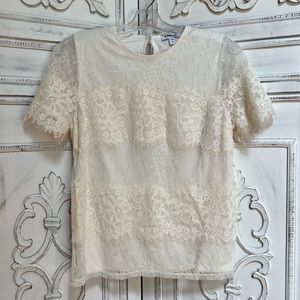 Ivory Lace Blouse